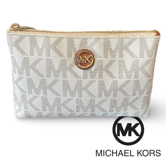 Michael Kors Handbags - Michael Kors Fulton Monogram Travel Case Pouch